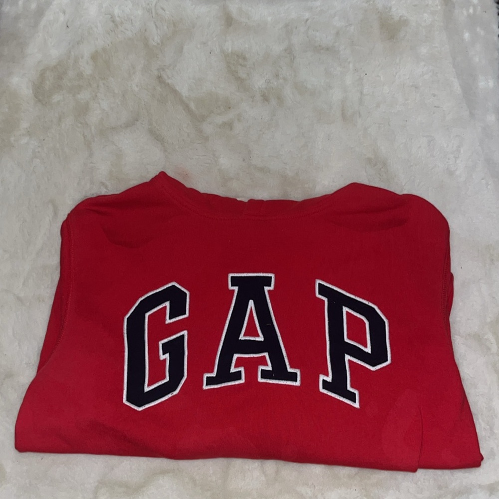 GAP Vibrant Red Logo Sweatshirt